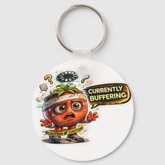 Llavero Camiseta Divertida Actualmente en Buffer | Retro S