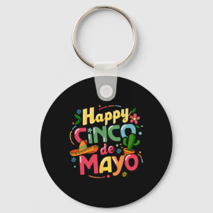 Llavero Camiseta Divertida Cinco De Mayo Vamos Fiesta Squa
