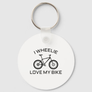 Llavero Camiseta divertida de carretera, bicicleta de mont