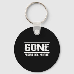Llavero Camiseta divertida de caza de perros de la pradera