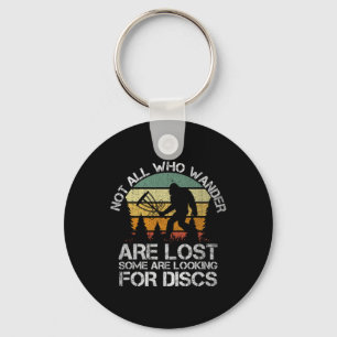 Llavero Camiseta divertida de Disc Golf Bigfoot para hombr