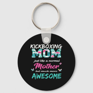 Llavero Camiseta divertida de kickboxing para mamá Deporte