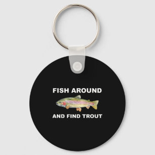Llavero Camiseta Divertida De Pesca De Truchas Para