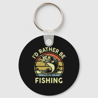 Llavero Camiseta Divertida Me Prefiere Estar Pescando Homb