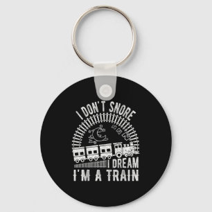 Llavero Camiseta Divertida No Ronco Sueño Que Soy Un Tren