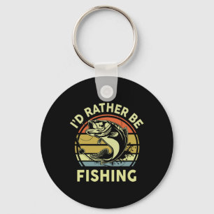 Llavero Camiseta Divertida Prefiero Estar Pescando Hombre