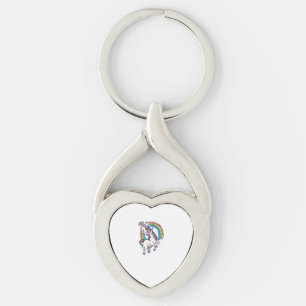 Llavero Camiseta divertida regalo unicornios con motosierr