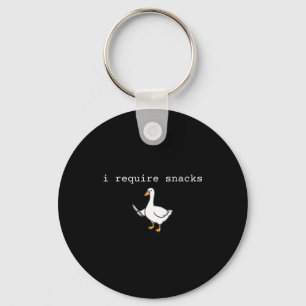 Llavero Camiseta Divertida Requiere Snacks Goblincore Gans