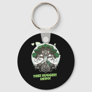 Llavero Camiseta Ecológica Héroe Abraza el Árbol