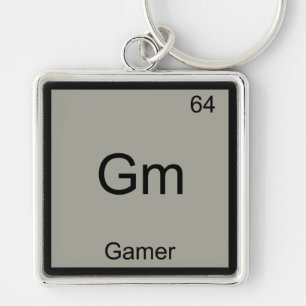 Llavero Camiseta Gm - Símbolo de Elemento Químico Divertid