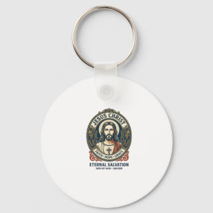 Llavero Camiseta gráfica de aseo masculino de Jesús Barber