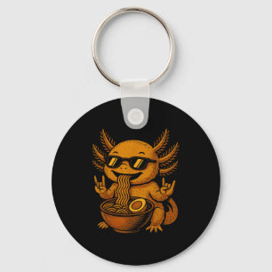 Llavero Camiseta Gráfica Divertida de Anime Kawaii Axolotl