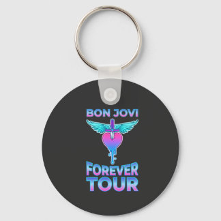 Llavero Camiseta gráfica oficial Bon Jovi Forever Tour 202