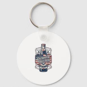 Llavero Camiseta gráfica retro de soda de cereza patriótic