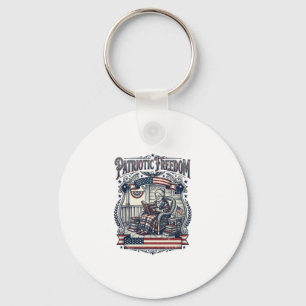 Llavero Camiseta gráfica vectorial Patriótico Porche Gusan