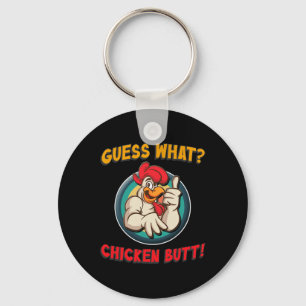 Llavero Camiseta Guess What Chicken Butt Niño Niños Niño 