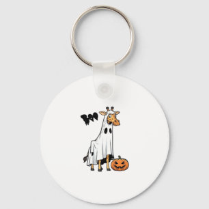 Llavero Camiseta holgada de Halloween con jirafa Boo_1
