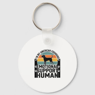 Llavero Camiseta humana de apoyo emocional para American F