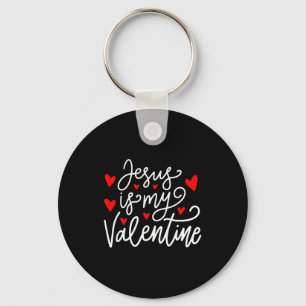 Llavero Camiseta Jesús Es Mi San Valentín Cristiano Día De