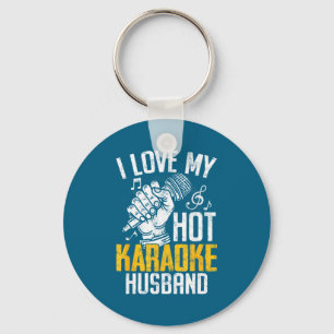 Llavero Camiseta Karaoke Esposo Bar Microfono Música