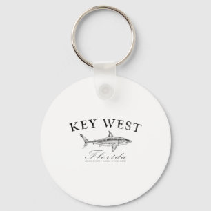 Llavero Camiseta Key West Shark para Pesca, Navegación, Bu
