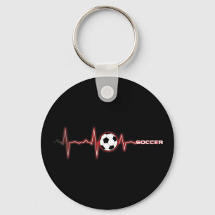 Llavero Camiseta Latido del Corazón de Fútbol - Fútbol Ll