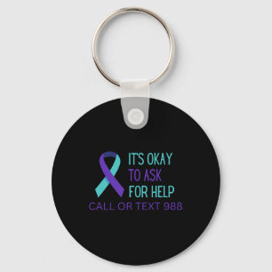 Llavero Camiseta Línea de Prevención del Suicidio 988 988