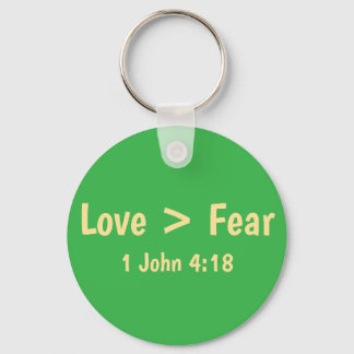 Llavero Camiseta Love is Greater than Fear