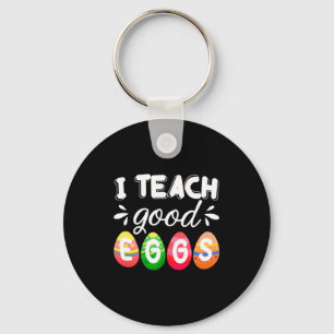 Llavero Camiseta Maestro Pascua Enseñar Buenos Huevos