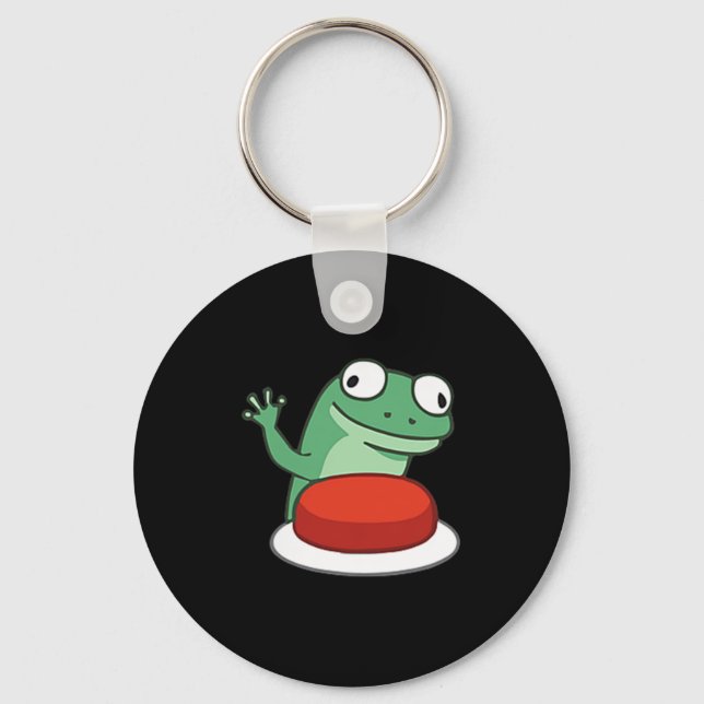 Llavero Camiseta meme de Lizard Button divertida.png (Anverso)