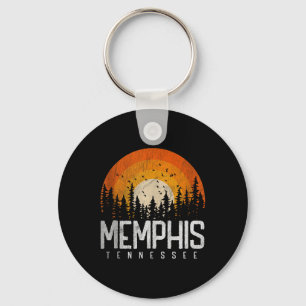 Llavero Camiseta Memphis Tennessee Tn Retro Estilo Vintage