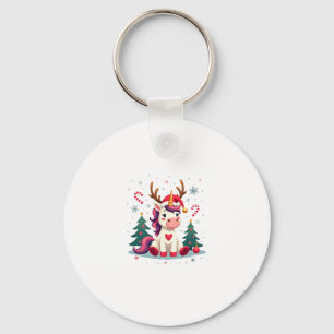 Llavero Camiseta Navideña Monísima Niñas Mujeres Navidad U