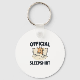 Llavero Camiseta Oficial de Sueño Jirafa Divertida Desi