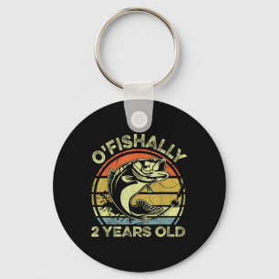 Llavero Camiseta Oficialmente 2 Años de Edad Cumpleaños Pe
