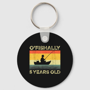 Llavero Camiseta Ofishally 5 años de edad 5 cumpleaños vin