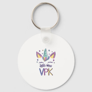 Llavero Camiseta para niñas VPK primer día Little Miss VPK