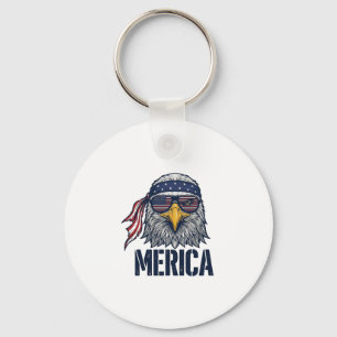 Llavero Camiseta Patriótica Águila Vintage Merica Diseño_1