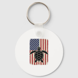 Llavero Camiseta Patriótica de la Bandera Americana de Tor