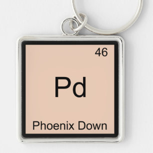 Llavero Camiseta Pd - Símbolo del Elemento Químico Phoenix