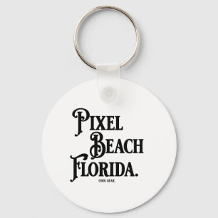 Llavero Camiseta Pixel Beach Florida
