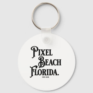 Llavero Camiseta Pixel Beach Florida