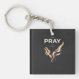 Llavero Camiseta PRAY IN SPIRIT – Energía Abstracta Fe