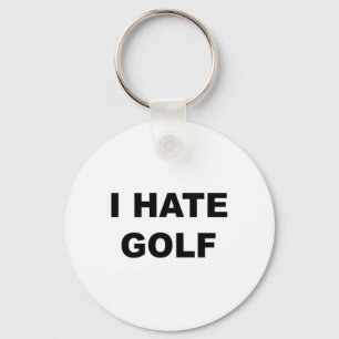 Llavero Camiseta que dice - Odio el golf regalo divertido