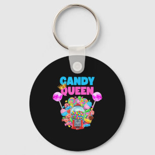 Llavero Camiseta Reina de Caramelos Humor Amante de Carame