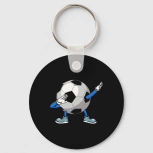 Llavero Camiseta Retro Dabbing Fútbol Para Niños, Hombres,
