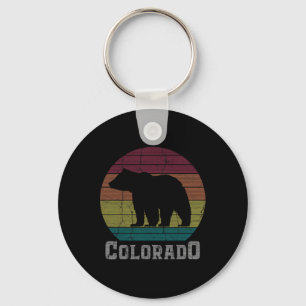 Llavero Camiseta Retro de Colorado Rocky Mountains Esqui C