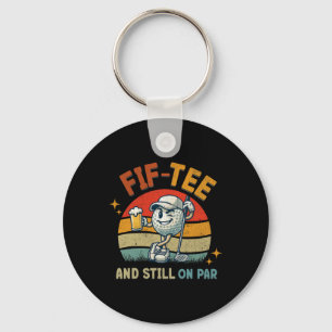 Llavero Camiseta Retro Fif Golf Fiesta Cumpleaños 50 Cumpl