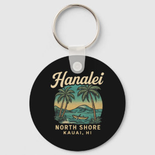 Llavero Camiseta Retro Hanalei North Shore Vintage Hawaii