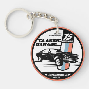 Llavero Camiseta Retro Muscle Car Revival