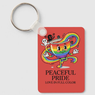 Llavero Camiseta Retro Pacífica Orgullo Taza de Café Arcoí